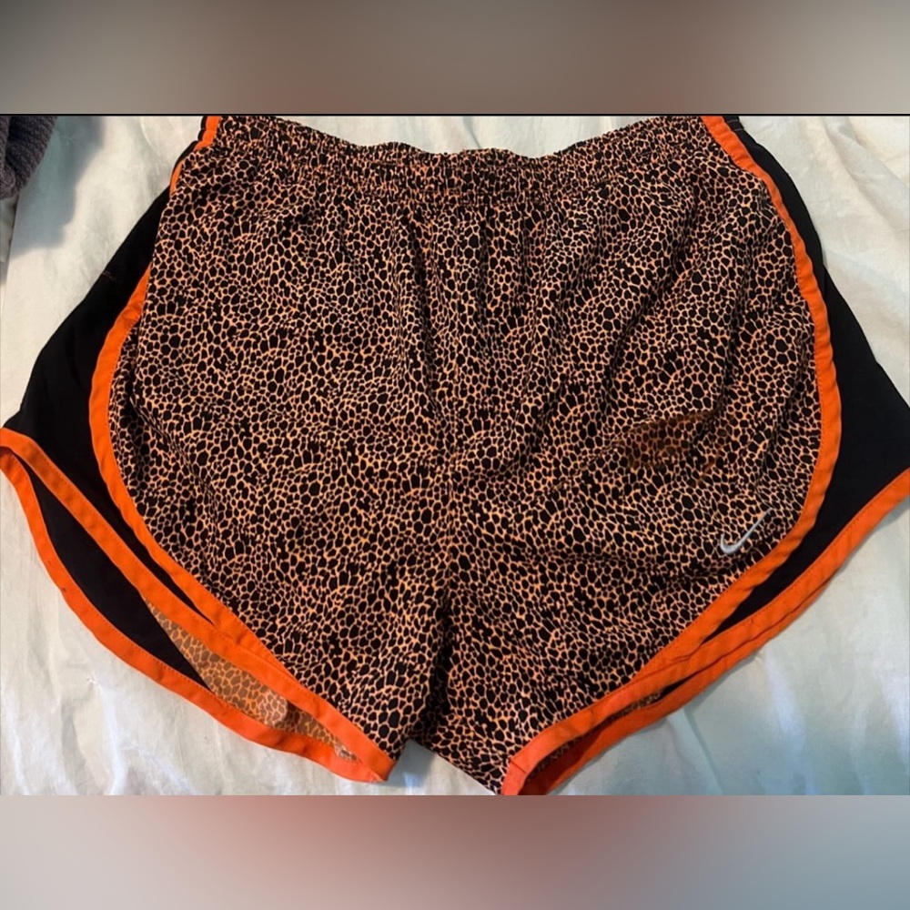 Nike Orange Athletic Running Shorts